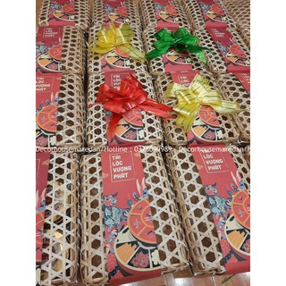 Hộp Quà SET 6 HŨ - Đan Mắt Cáo Mây Tre Đan