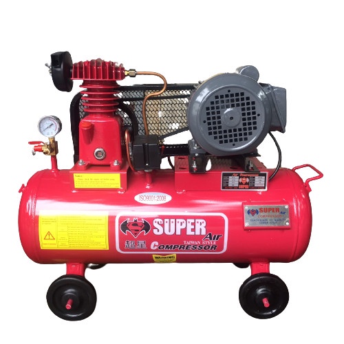 MÁY NÉN KHÍ CÓ DẦU CHẠY DÂY CULOA CHÍNH HÃNG SUPER 36L DÃ CHIẾN CHÍNH HÃNG - BẢO HÀNH 12 THÁNG