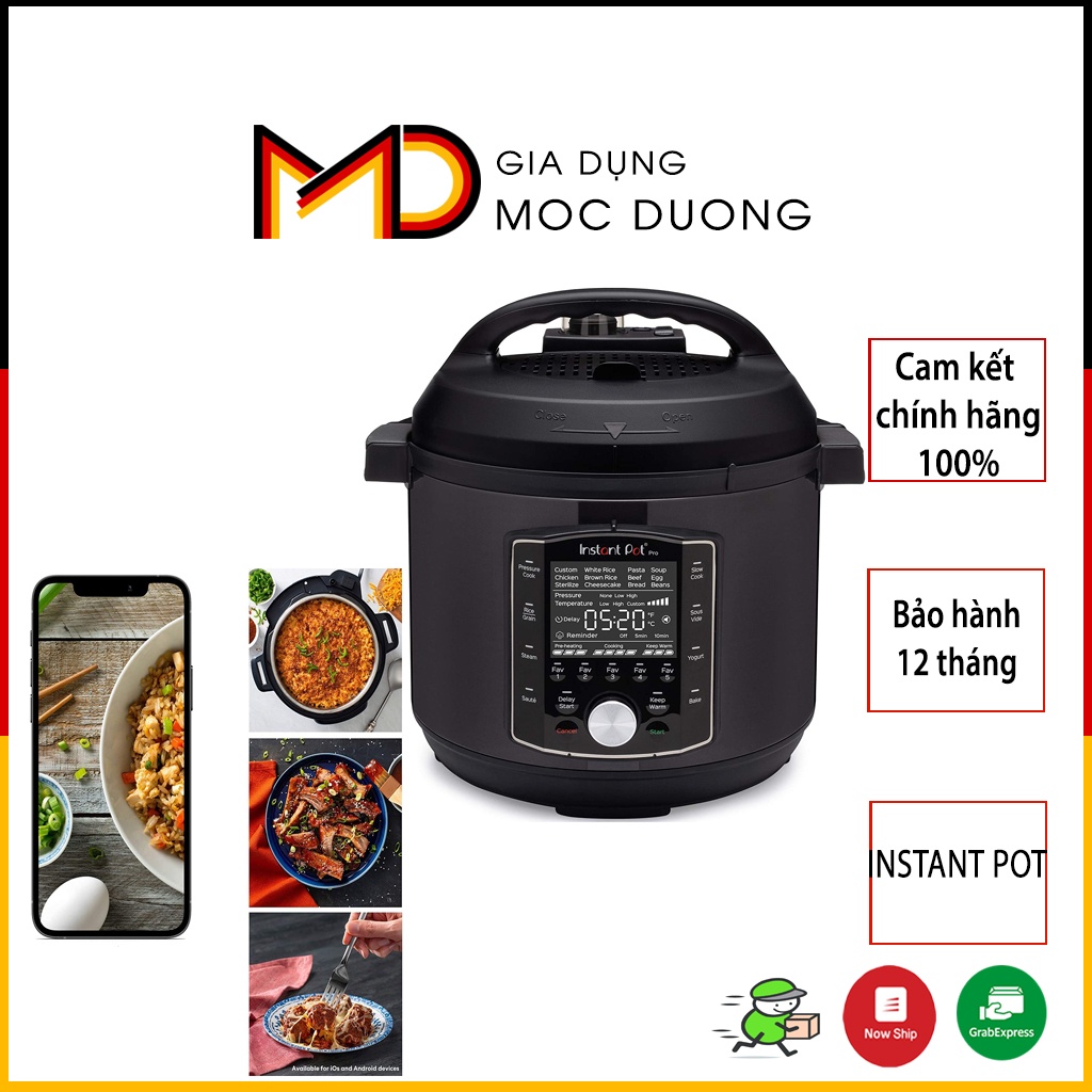 Nồi áp suất điện đa năng INSTANT POT Pro 10 in 1