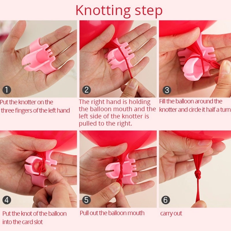 1 Dụng Cụ Thắt Nút Bong Bóng Trang Trí Tiệc Sinh Nhật Cho Bé