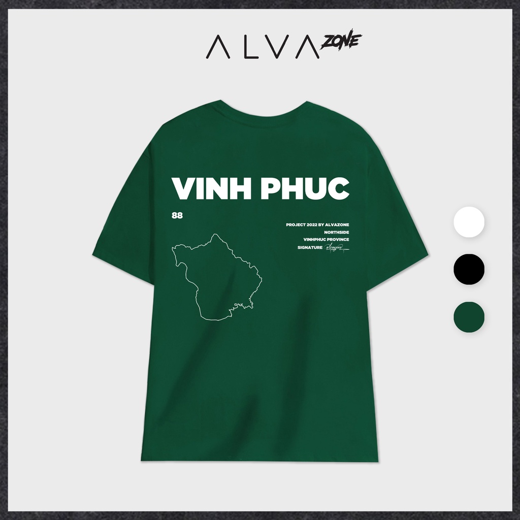 Áo Thun Vĩnh Phúc LocalBrand Phông Cổ Tròn Tay Lỡ Unisex Nam Nữ Thế Hệ Genz