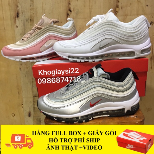 𝐑Ẻ Tết 🔥PHẢN QUANG SALE SỐC🔥 GIÀY AIR MAX 97 PHẢN QUANG size 36->43 NAM NỮ ☑ Chuẩn . ` ˇ ⁵ ' ' * /