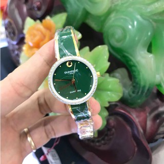 Đồng hồ nữ SUNRISE 9968SB xanhL, đính hạt, Vành Đá sang trọng quý phái