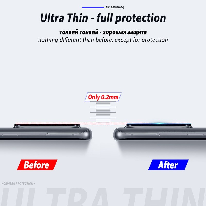 Set 2 Miếng Dán Bảo Vệ Ống Kính Máy Ảnh Cho Samsung Galaxy Note 20 Ultra S20 Ultra S10 Note 10 Plus lite A71 A51