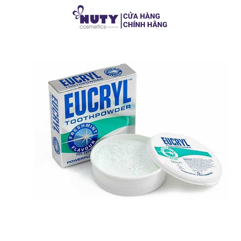 Bột Tẩy Trắng Răng Eucryl Toothpowder (50g)