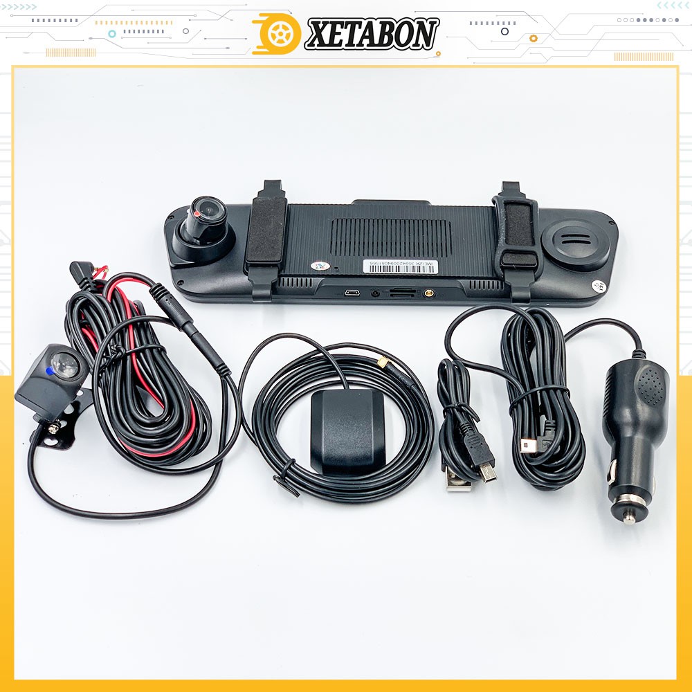 Camera Hành Trình Gương D10  - có bản đồ vietmap s1 - Bảo Hành 12 Tháng