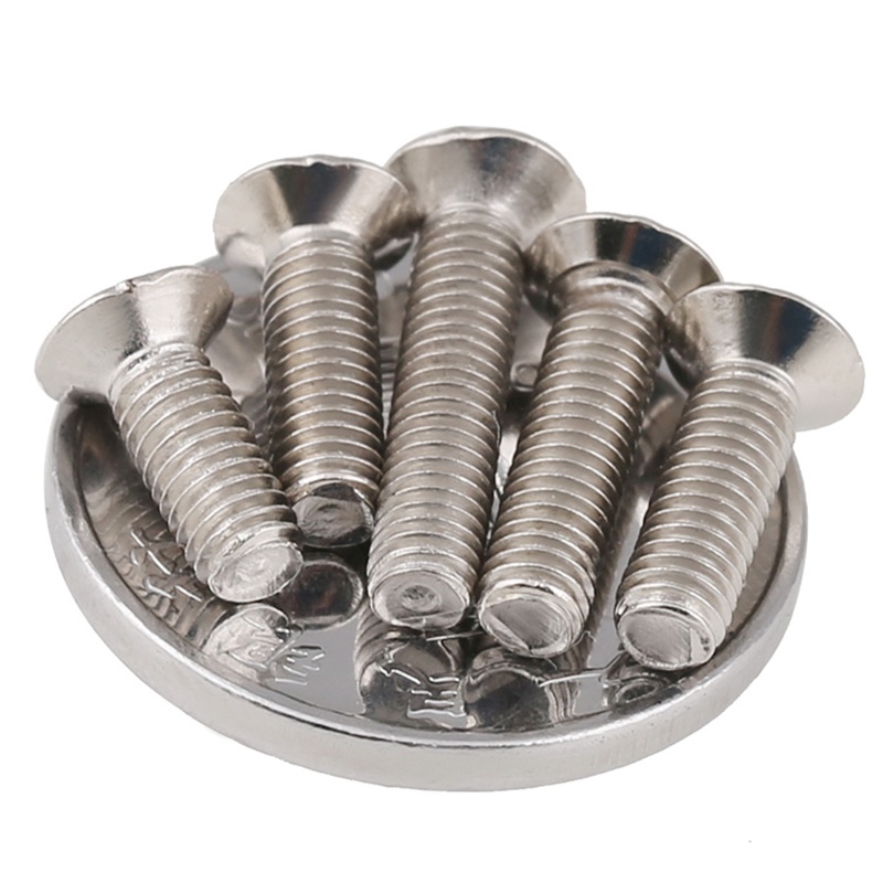 10 PCS M1.2~M3.5 Vít Đầu Chìm Chữ Thập Vít Máy Đầu Phẳng Chữ Thập -Thép Carbon Mạ Niken