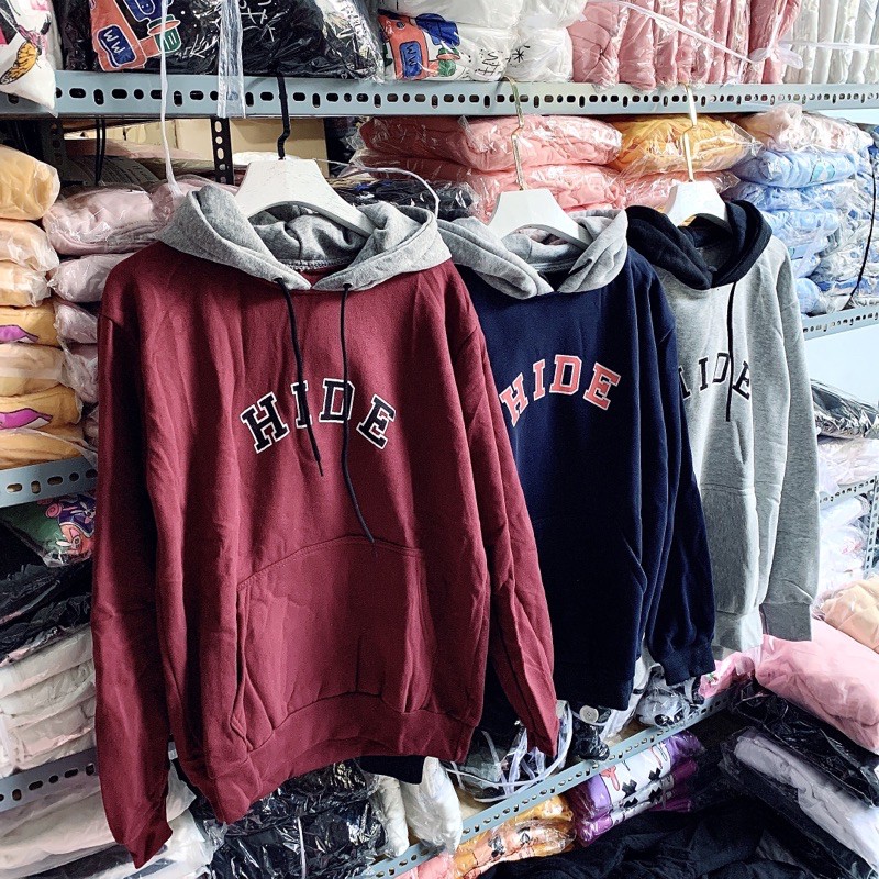 Áo Hoodie Nam Nữ Nỉ Bông Dày Dặn Hàng QC Chất Đẹp Áo Khoác Hoodie Nỉ Ngoại SWEATER NAM NỮ HIDE - AK3388 | BigBuy360 - bigbuy360.vn