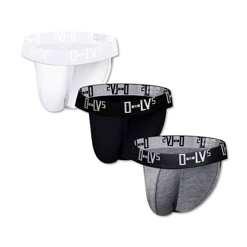 ORLVS Quần lót in họa tiết chữ đơn giản gợi cảm thời trang dành cho nam 214