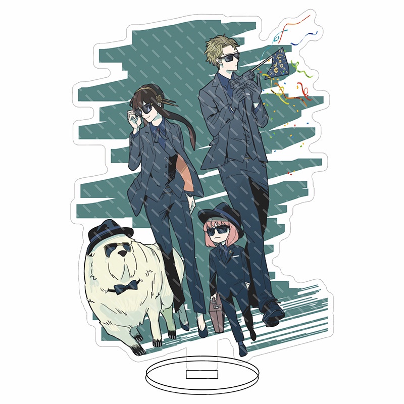 Móc Khóa Nhựa Acrylic Hình Nhân Vật Anya Yor Forger Twilight Trong Anime SPY×FAMILY