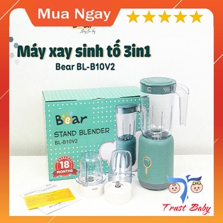 Máy Xay Đa Năng Bear 3 Cối Bản Quốc Tế Bản Quốc Tế, Bảo Hành 12 Tháng