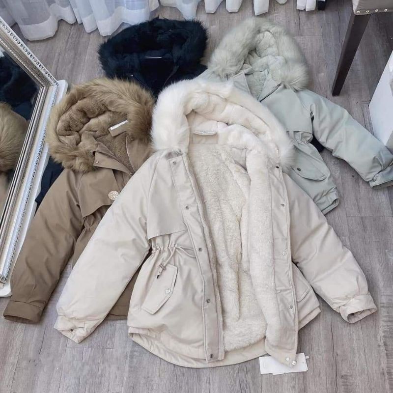 Áo khoác phao lót lông hàng cao cấp BCi