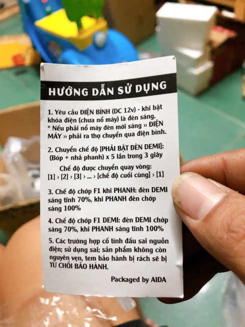 Mạch stop f1 VARIO nhiều chế độ