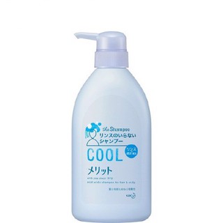 Dầu gội xả KAO Merrit Cool 2in1 mát lạnh chai 480ml