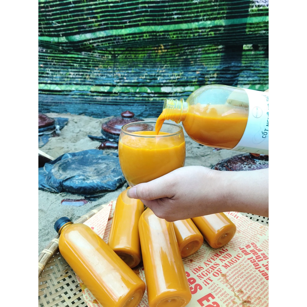 (Sỉ Chai 500ml)Cốt Nghệ Hạ Thổ Dưỡng Body Trắng Hồng Sau Sinh