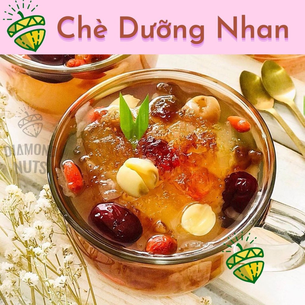 Chè Tuyết Yến Dưỡng Nhan SET Nấu 25-30 Chén - Thượng Phẩm Nhựa Đào Ngon - Bếp Của Diamond Nuts | BigBuy360 - bigbuy360.vn