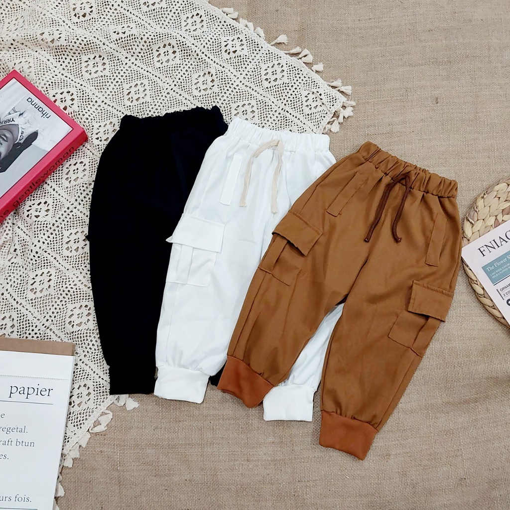 Quần dài trẻ em - Quần kaki dài túi hộp cho bé AM795 TTR102