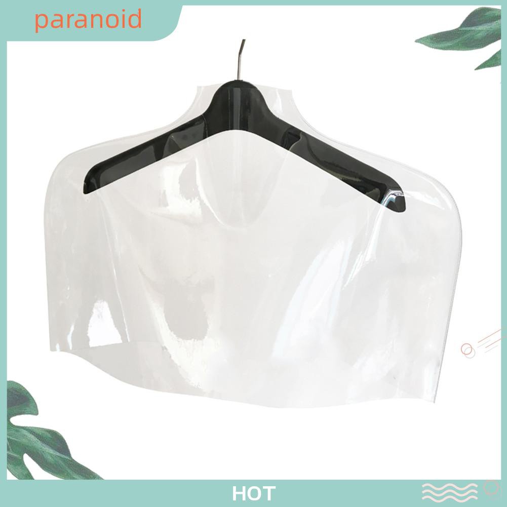 Paranoid Clothes Storage Bags PVC Transparent Dust Bag Suit Overcoat Hanging Pocket