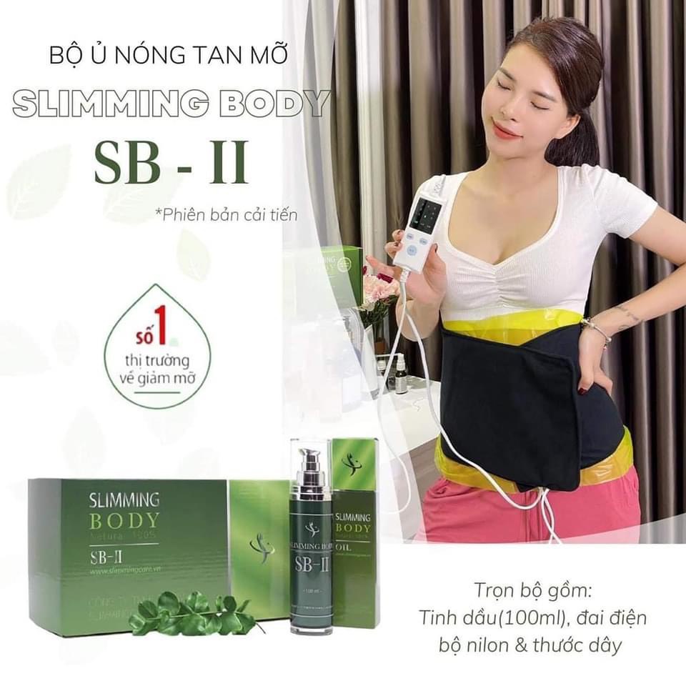 Bộ Đai Ủ Nóng Tan Mỡ Slimming SB2 Hàng Chính Hãng