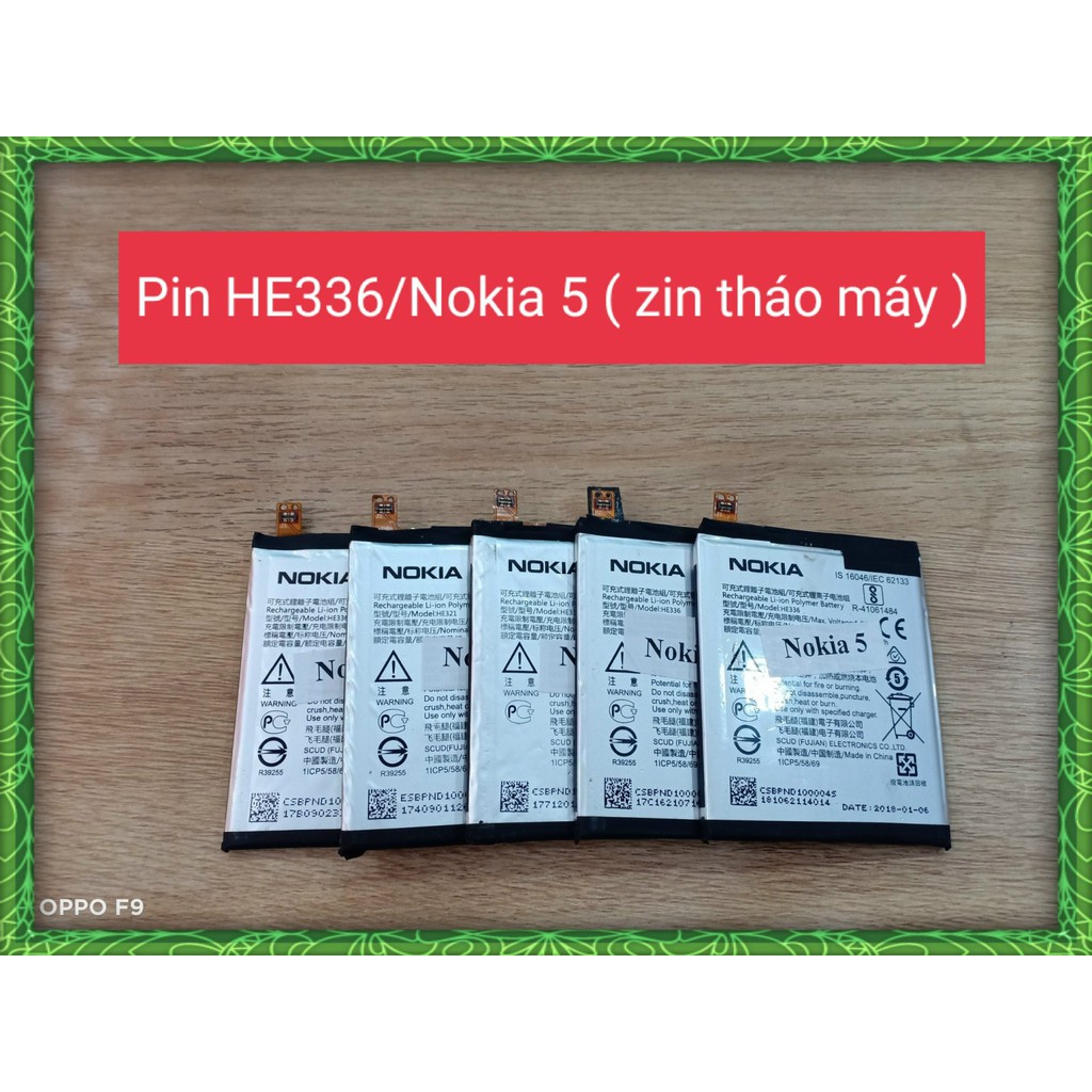 Pin HE336 - Nokia 5 ( Zin tháo máy)