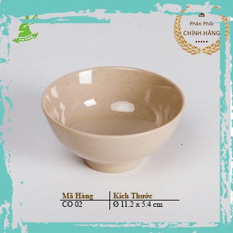 [Ưa Chuộng] Chén CO 02 Màu Nâu Nhựa Melamine Cao Cấp Fataco Việt Nam - Chính Hãng