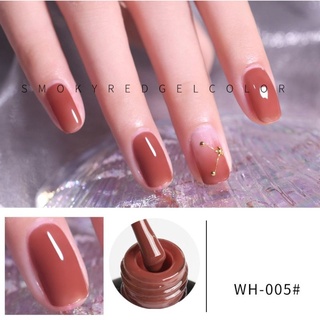 Sơn gel AS thạch dùng máy hơ tone hồng cam đỏ NAIL SUZY mã WH 15ml