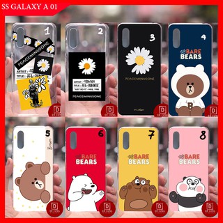 [FREE SHIP 50K-CÓ ẢNH THẬT] Ốp lưng Samsung Galaxy A01 viền trong suốt in hình