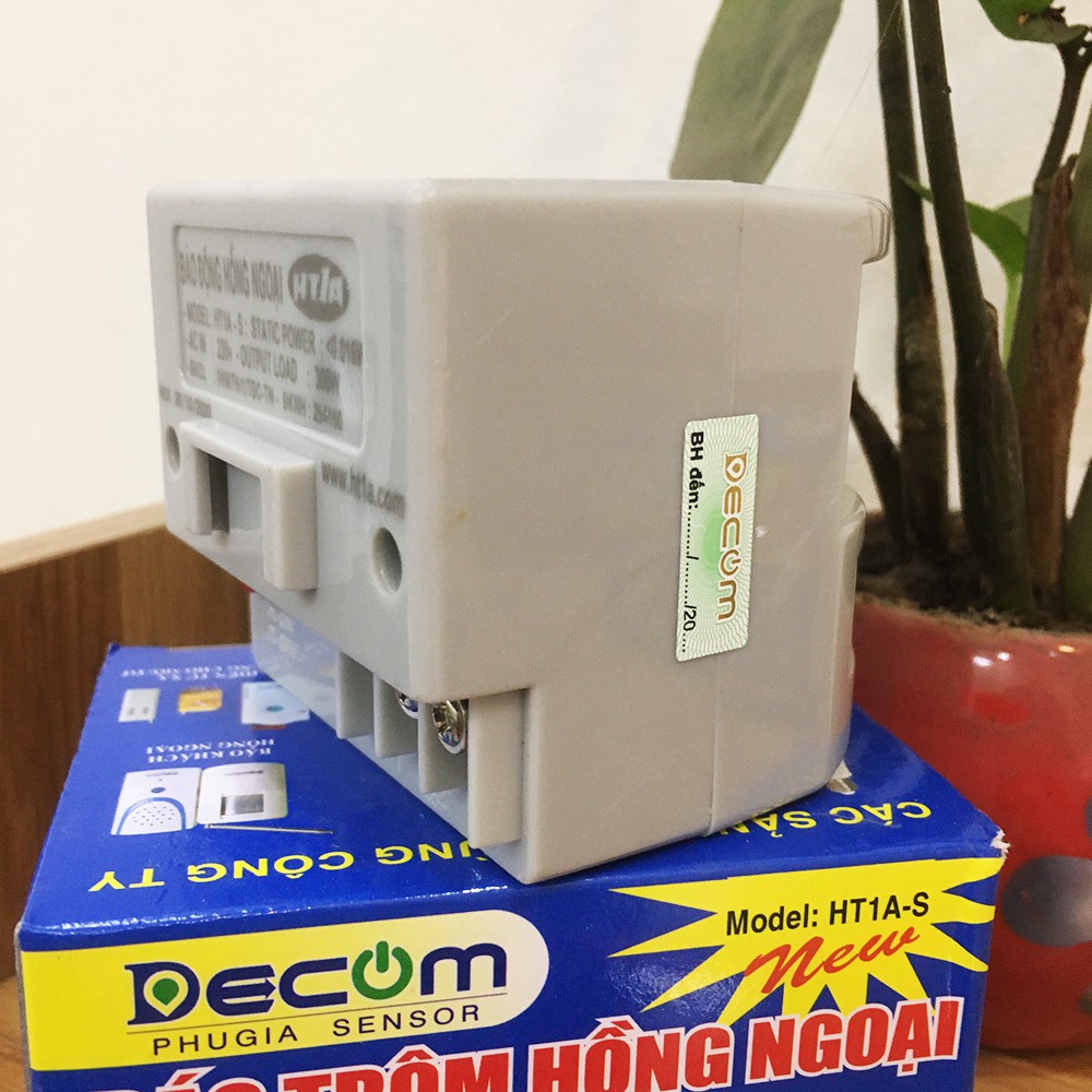 [CHUẨN DECOM] Báo động chống trộm hồng ngoại HT1A-S 3 nút chỉnh - Phiên bản 2021 chỉnh ngày đêm (BH 1 NĂM)