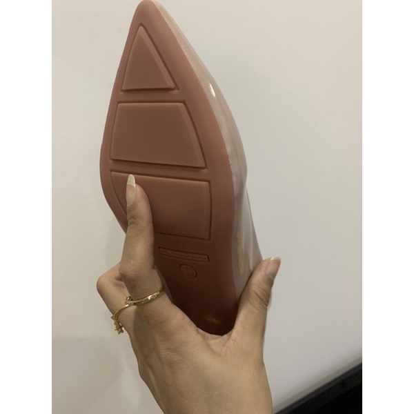 Giày cao gót công sở nữ 5p mũi nhọn da trơn đẹp rẻ thời trang