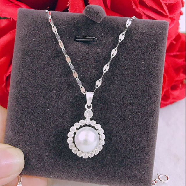 Dây chuyền bạc mặt trai