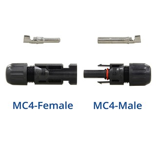 Đầu nối pin năng lượng mặt trời MC4 đơn 1000VDC 30A JHAO