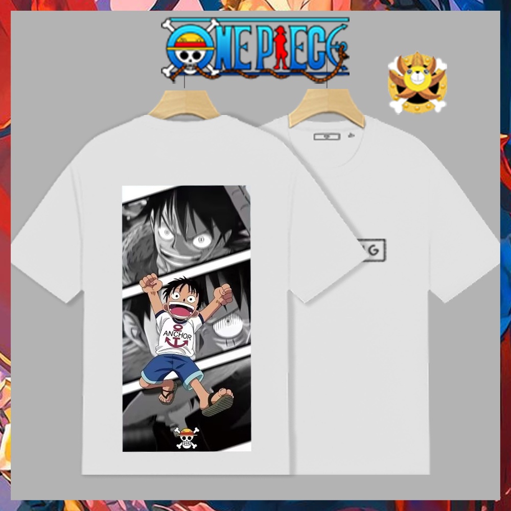 One Piece /Áo phông nam nữ unisex tay lỡ  Cực Ngầu form rộng