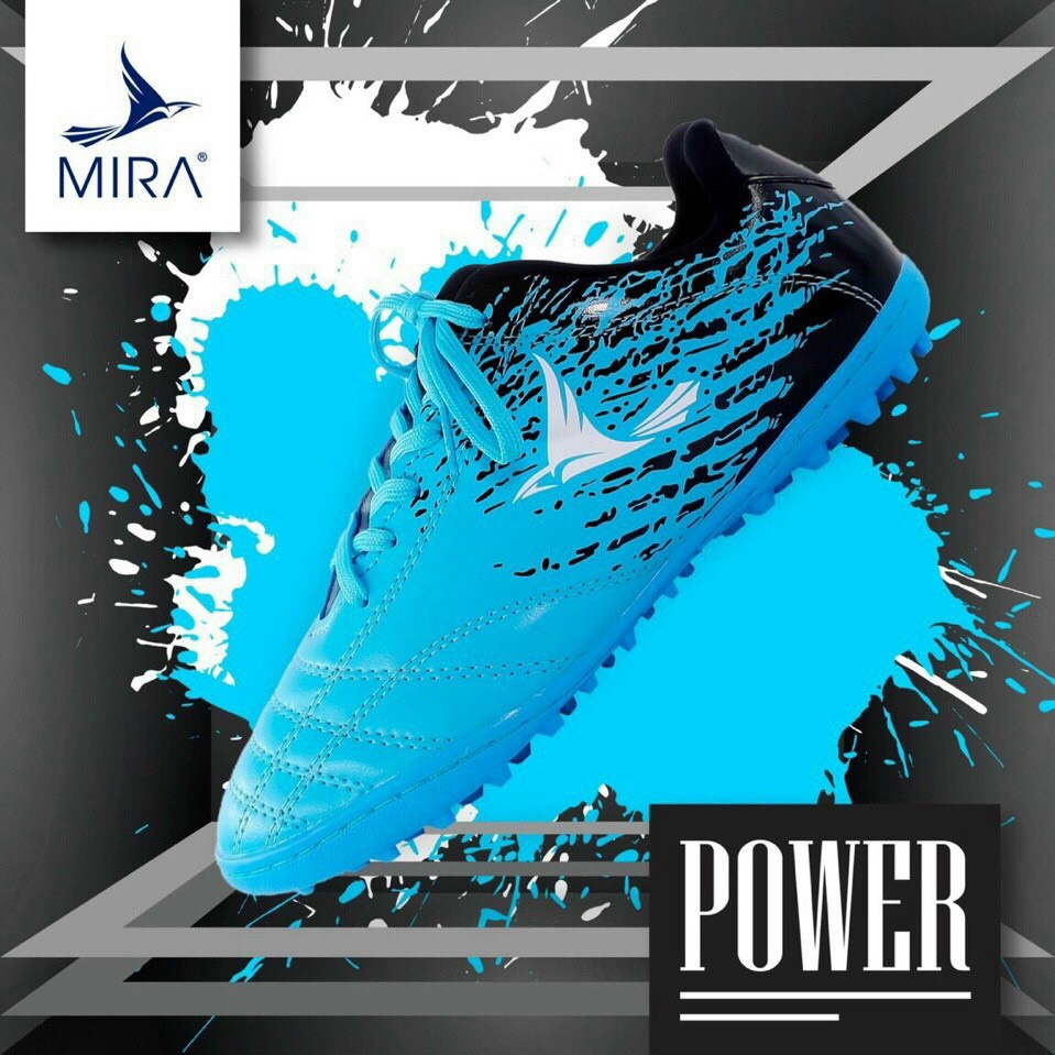 Giày đá bóng thể thao nam Mira Power Colorful hot trend, giày đá banh cỏ nhân tạo chất lượng