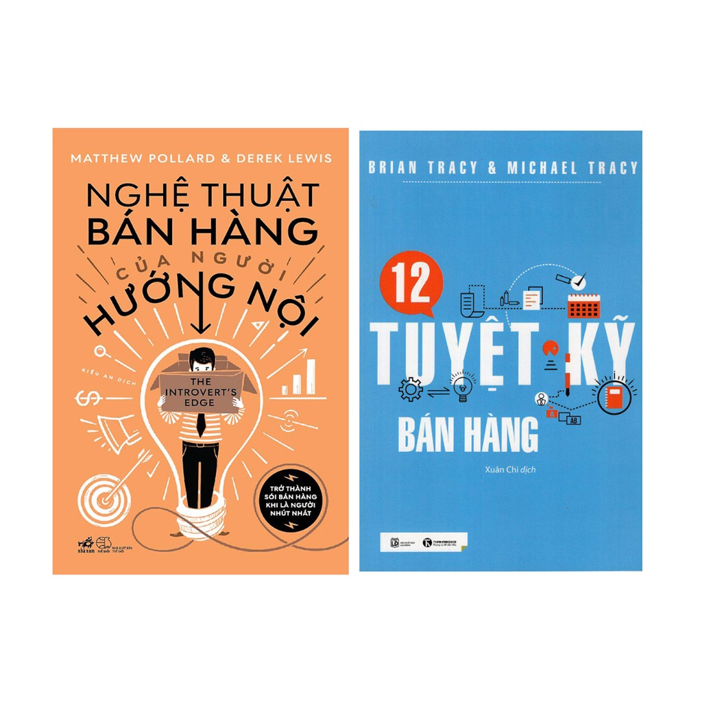 Sách Combo 2 Cuốn:Nghệ Thuật Bán Hàng Của Người Hướng Nội + 12 Tuyệt Kỹ Bán Hàng