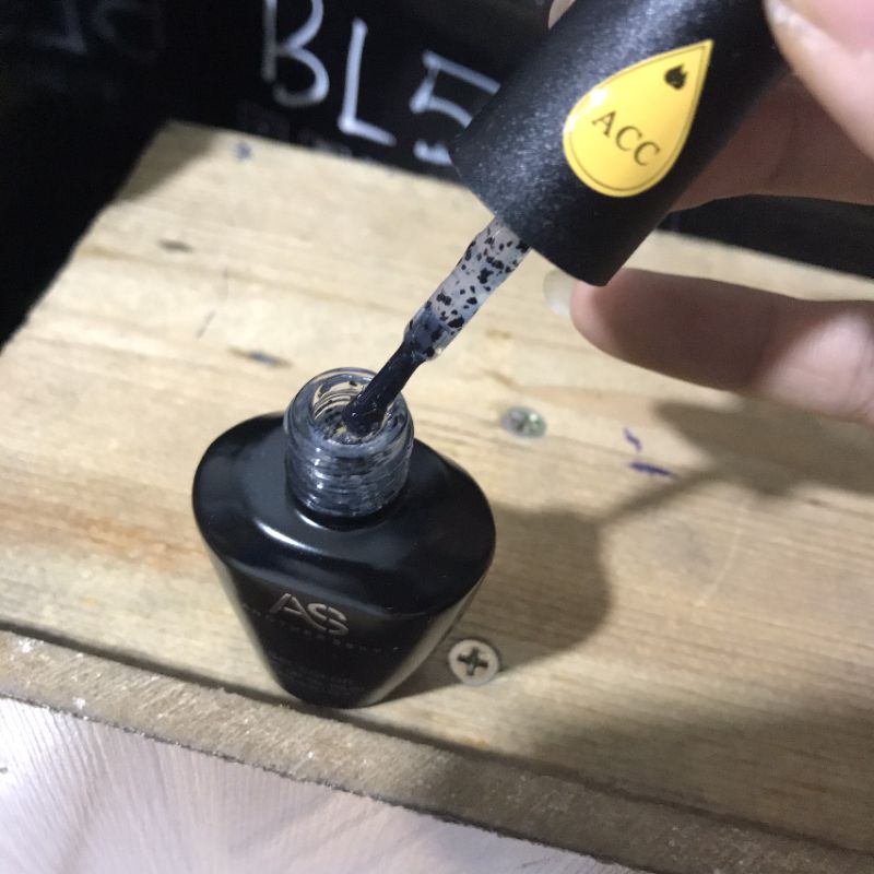 Sơn Gel Top Trứng Cút AS Chai đen