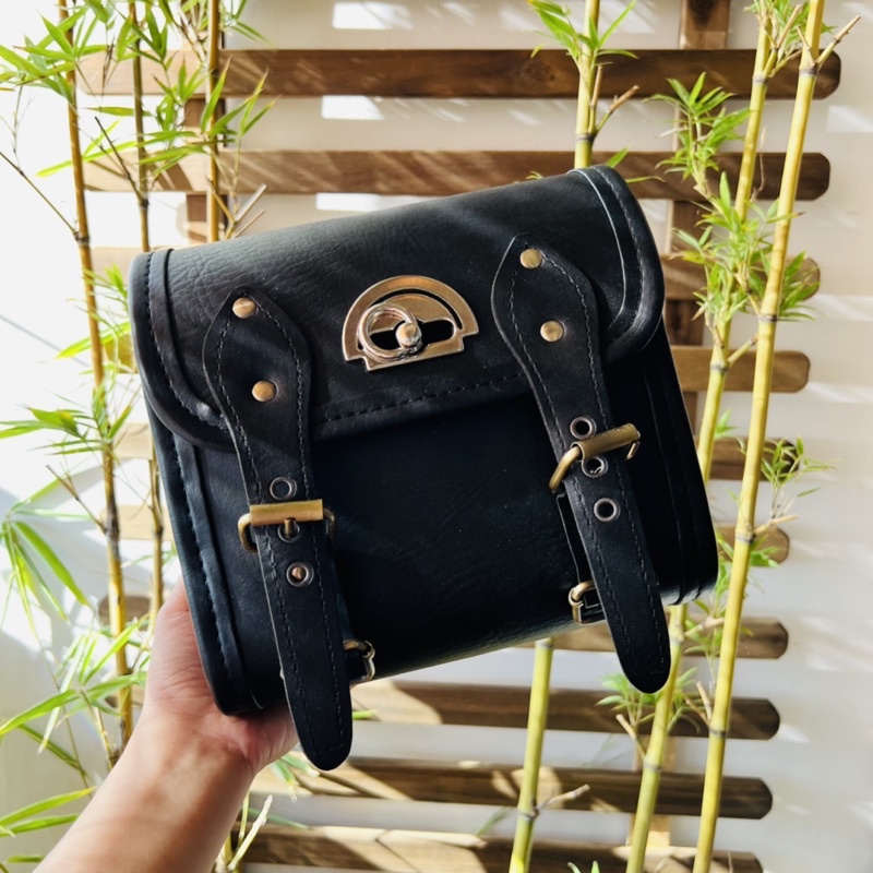 🎵TÚI DA TREO HÔNG XE MÁY