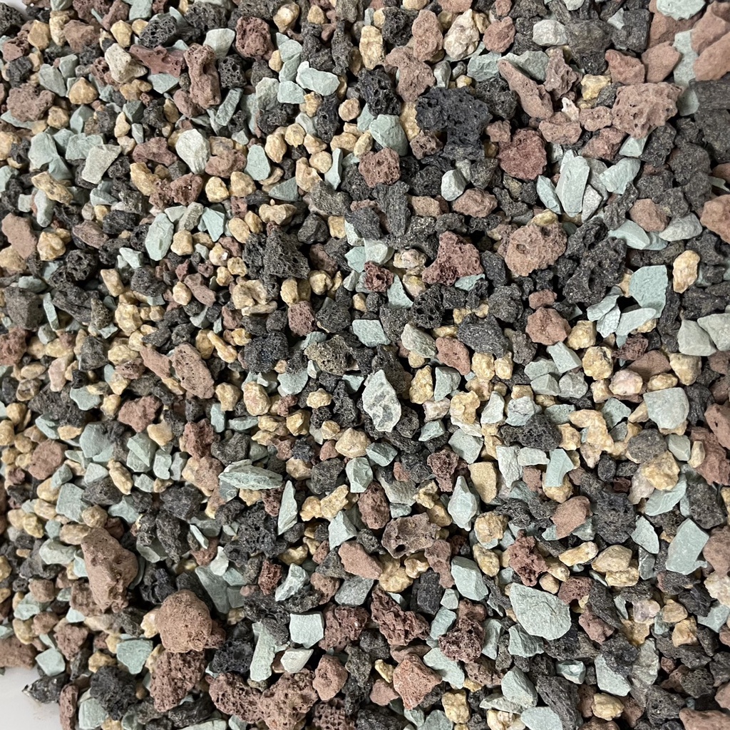 Đá cầu vồng, đá khoáng nhập khẩu giữ màu cho sen đá, xương rồng