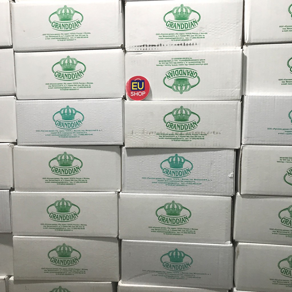 Kẹo socola trắng bọc hạnh nhân Granddian Túi 450 Gr