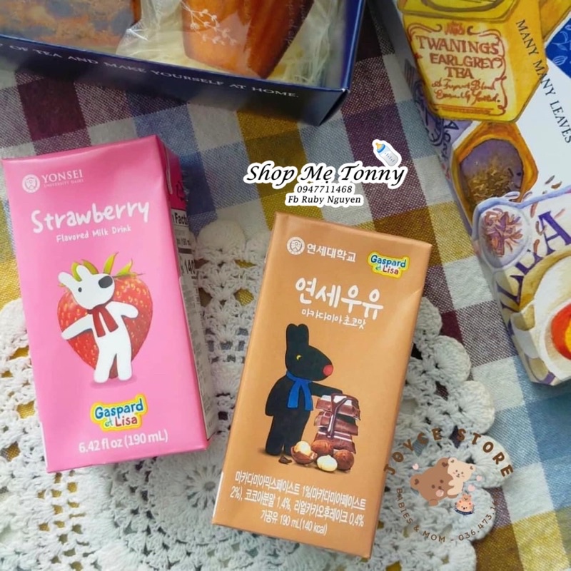 Sữa Tươi Yonsei Dairy Organic Hàn Quốc 190ml