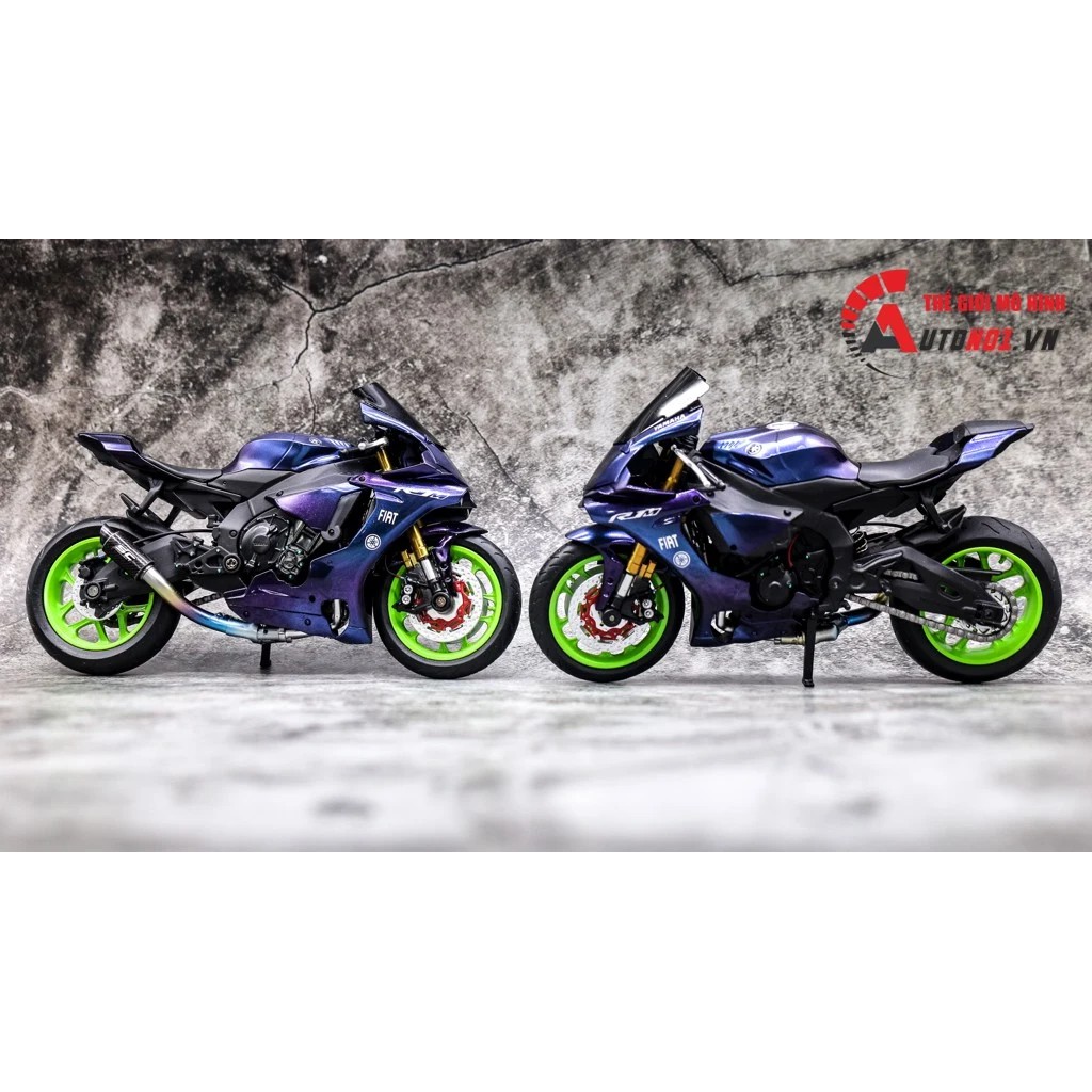 MÔ HÌNH XE YAMAHA YZF R1M GALAXY ĐỘ PÔ AR AUTONO1 D137