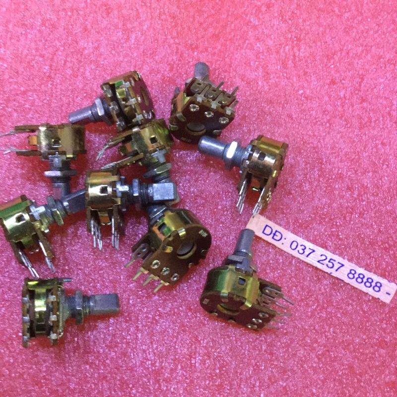 Chiết áp kép 10 k vát đầu giá 10 chiếc