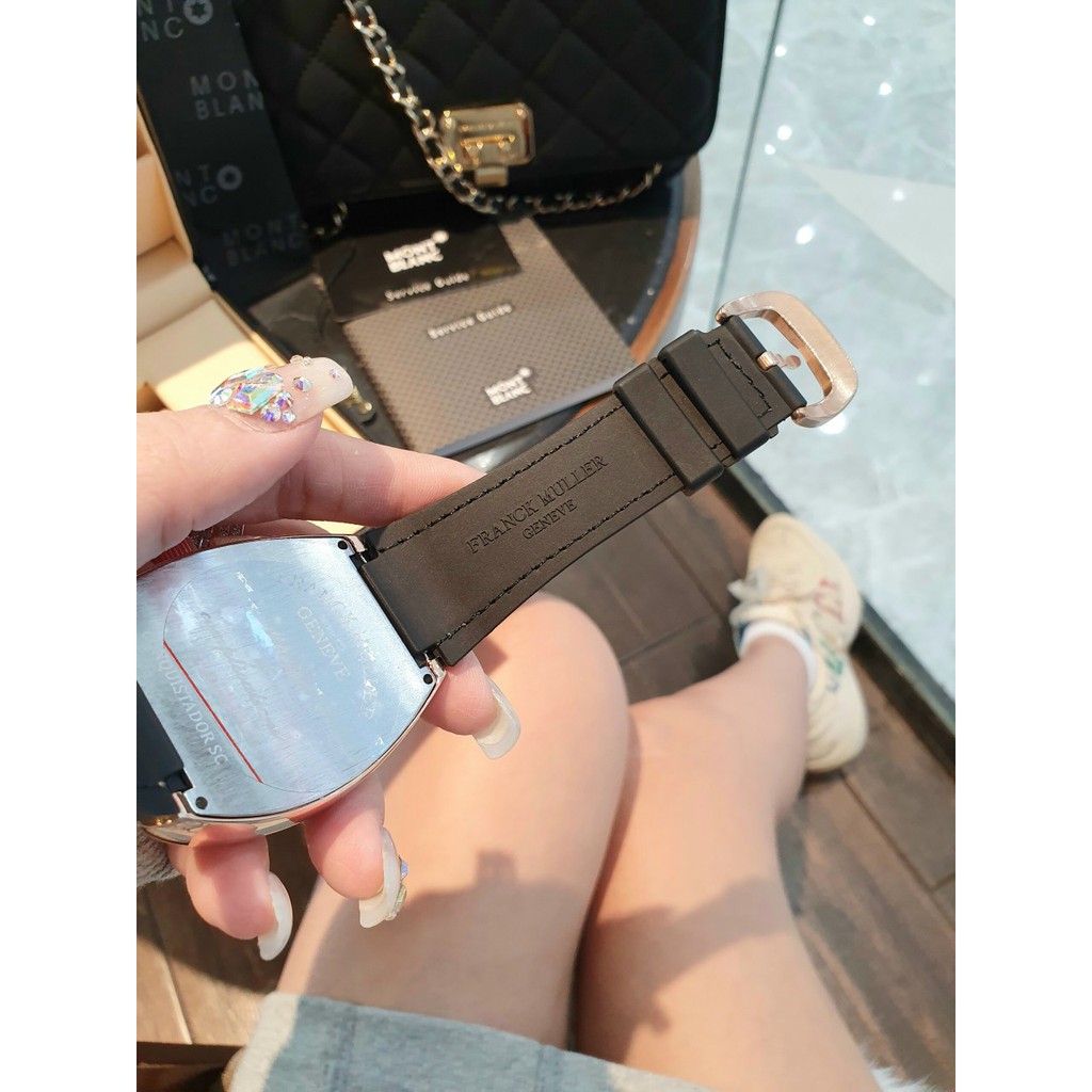(Bảo hành 12 tháng) Đồng hồ Franck muller nam, dây da chạy full kim, máy nhật, bảo hành 12 tháng | BigBuy360 - bigbuy360.vn