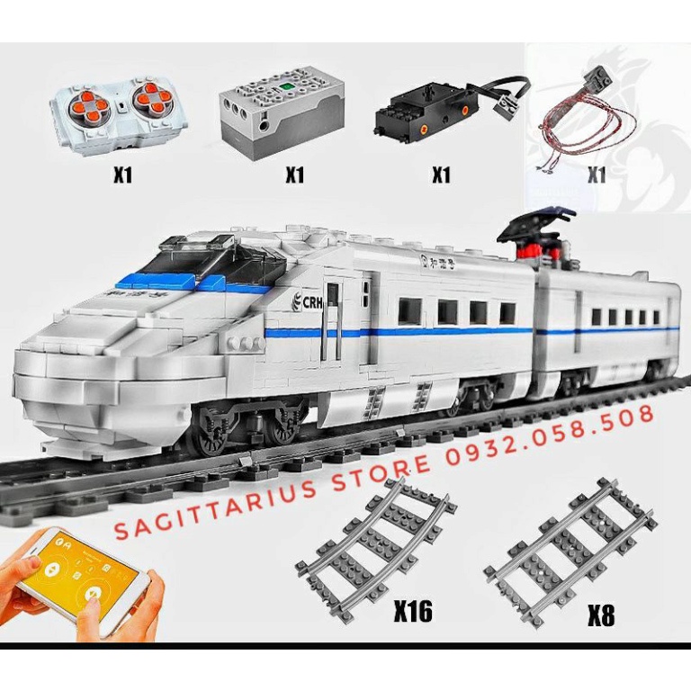 Lego Mouldking 12002 Lắp Ráp Tàu Cao Tốc