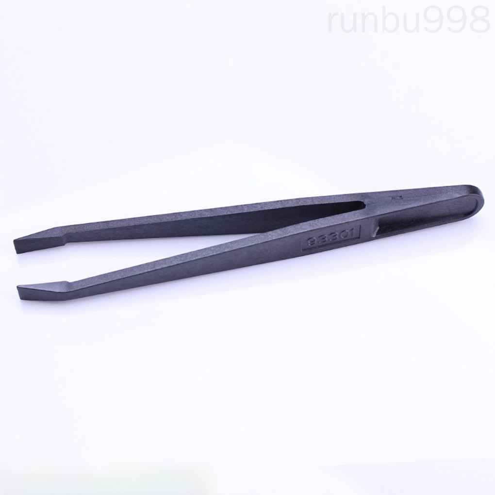Set 6 Nhíp Nhựa Màu Đen Chống Tĩnh Điện Kích Thước 1 / 2 / 3 / 5 / 6 / 8 Each One Runbu998