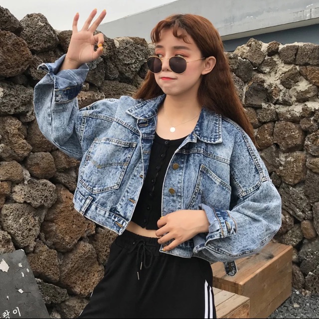 [ ORDER ] Áo khoác bò ngắn ulzzang