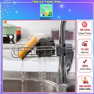 Giá inox để giẻ rửa bát. Giá treo vòi nước - TT1472