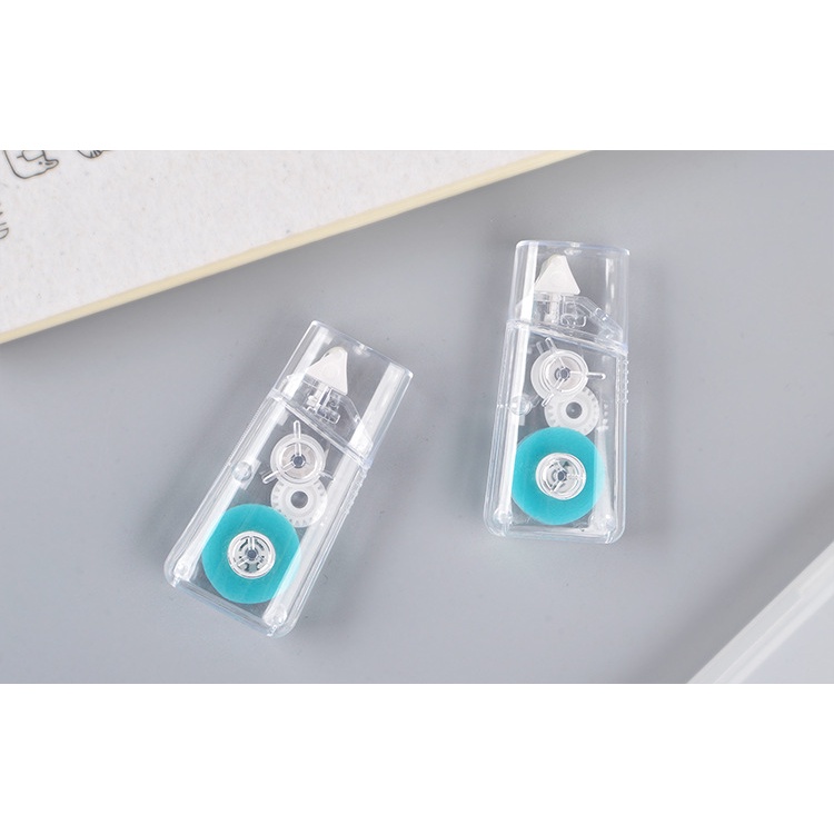 Băng Dính Hai Mặt Dạng Kéo Tiện Lợi Trong Suốt Mini Cute Văn Phòng Phẩm Dễ Thương VPK1
