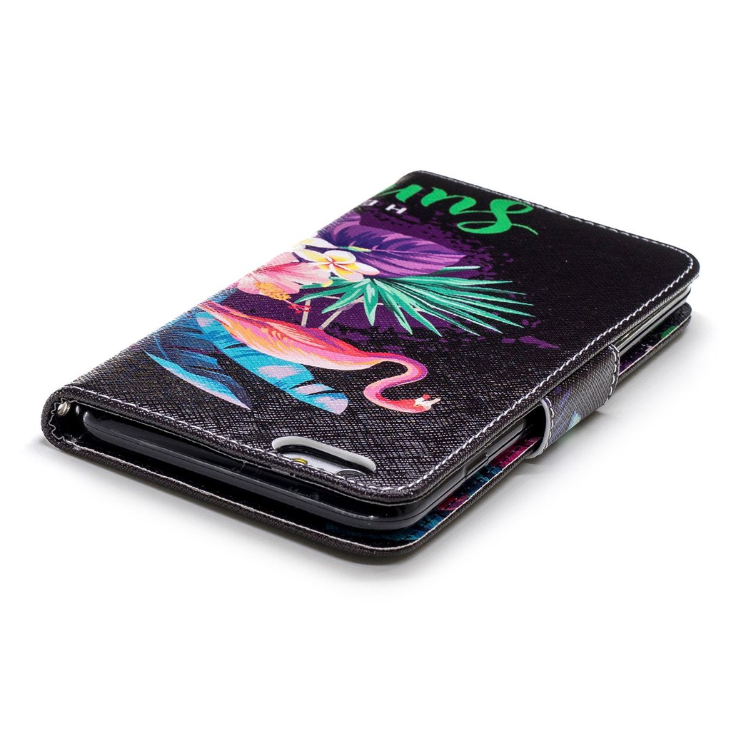 Bao da điện thoại in hình hồng hạc/voi độc đáo có ngăn đựng thẻ cho iPhone 5s 5 SE 6 6S Plus | BigBuy360 - bigbuy360.vn