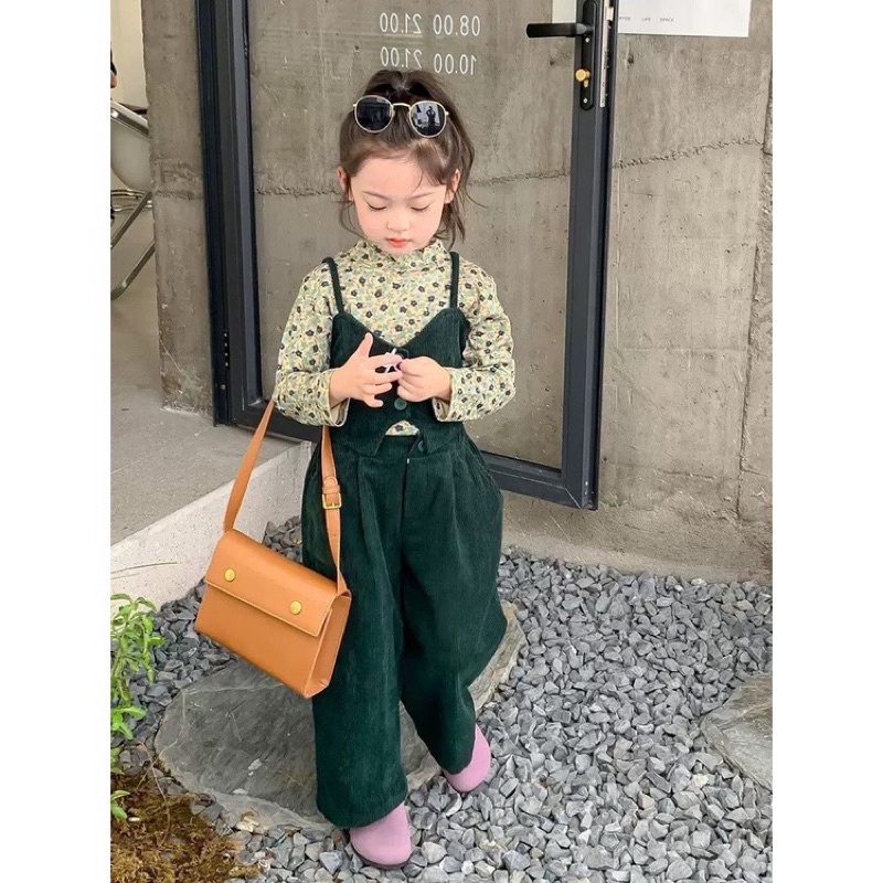 Set yếm bé gái lựa theo live