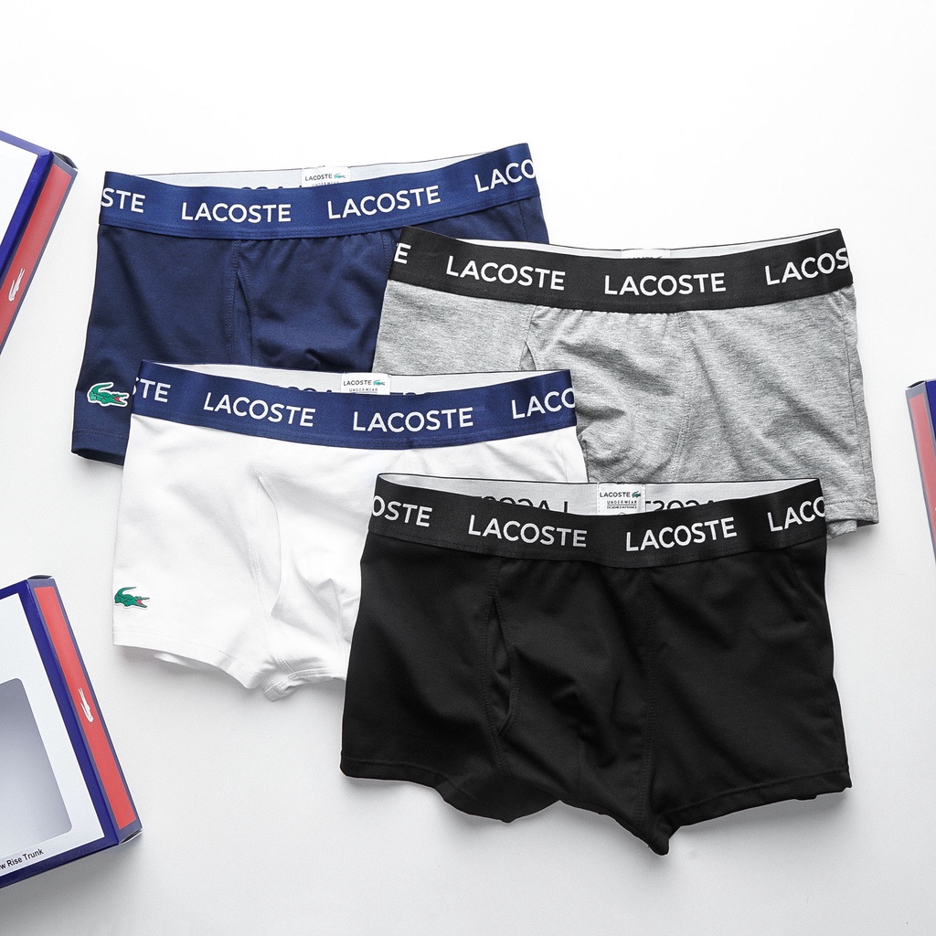 {40kg - 50kg} Quần Lót Boxer Cao Cấp Hiệu Cá Sấu: Chất Liệu Thun Thoáng Khí, Mềm Mịn, Êm Mát